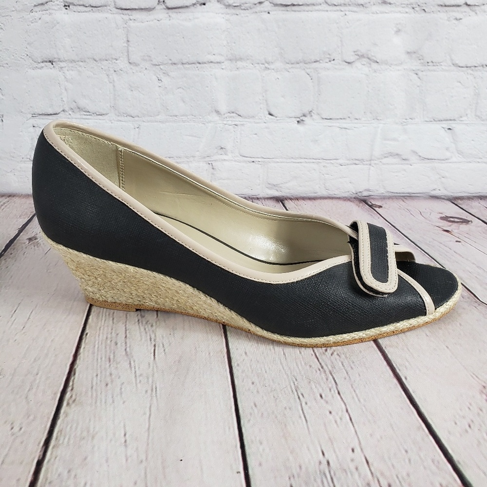 Croft & Barrow Earthy Black Womens 8 Wedge Heel